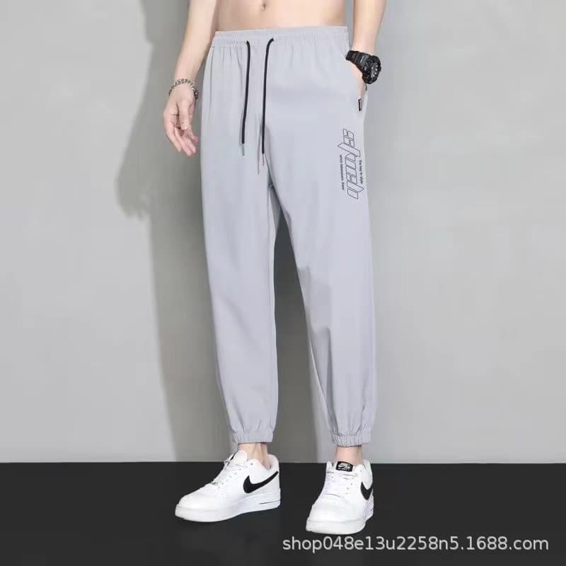 Silk summer thin quick dry trousers, oversize 3