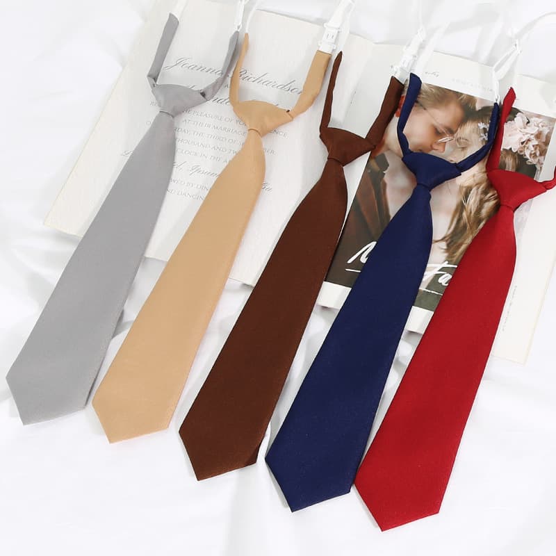 (Wholesale), solid color tie, fashionable uniform for students, (Physicals) 2