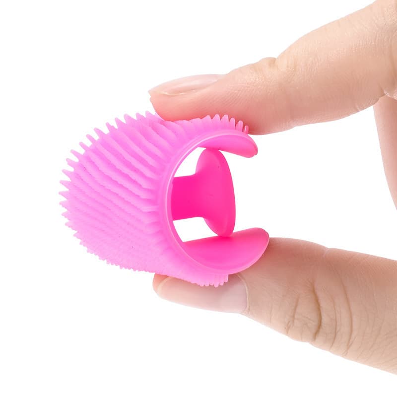 Baby hygiene product for head wash, soft silicone brush, children's bath sponge for new born, shampoo for face washing 3