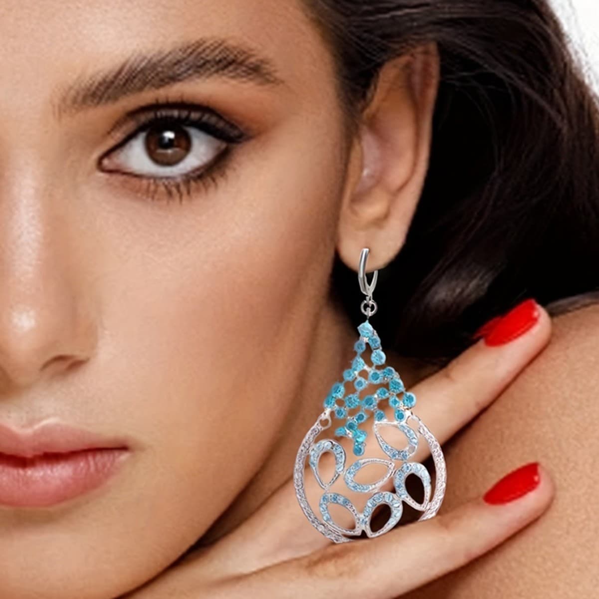 Korean small earrings, accessories, DIY, France 2
