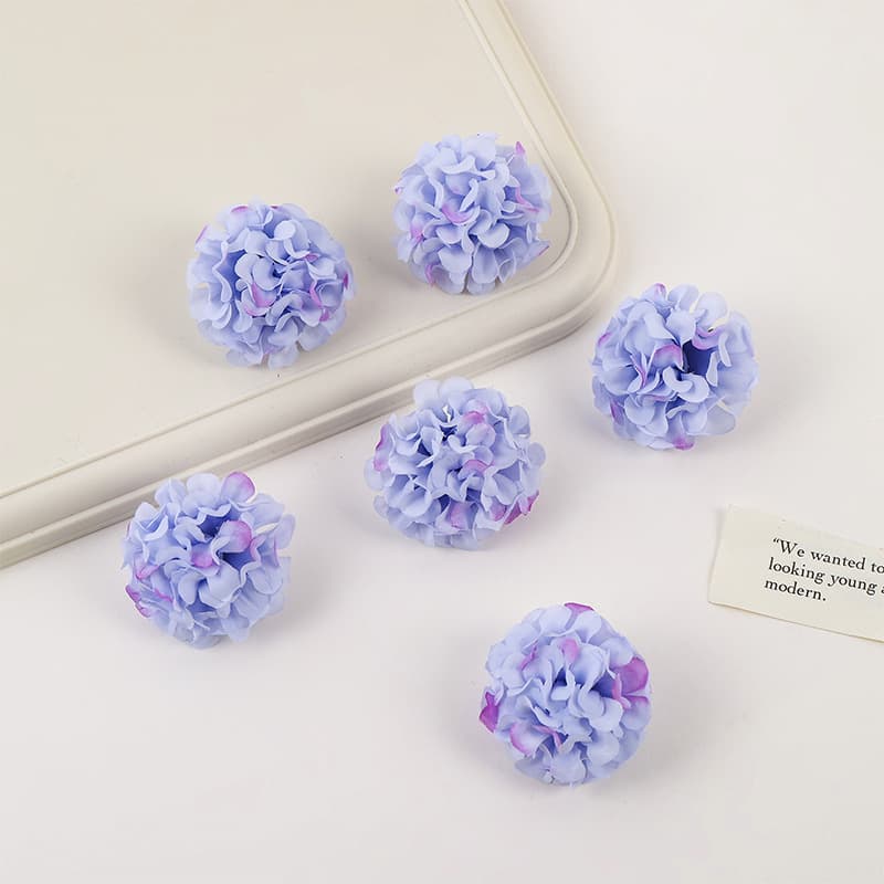Wedding wedding decoration small ball chrysanthemum home decoration simulated ball chrysanthemum head DIY handmade fake flower wedding set 4