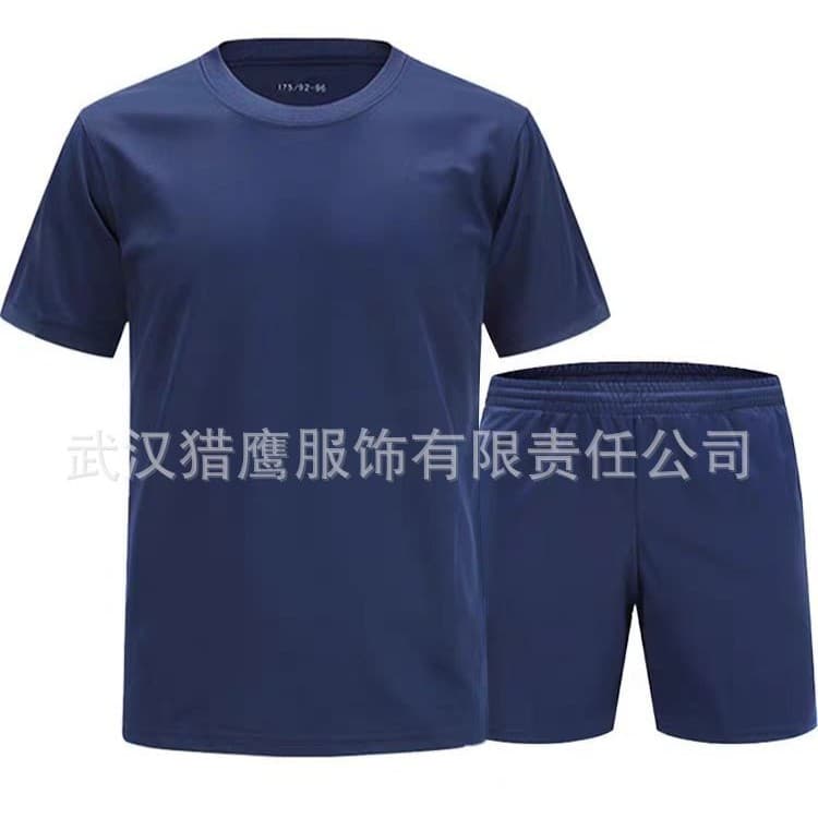 Summer travel quick dry breathable T-shirt, sports suit, set for training, with short sleeve 5