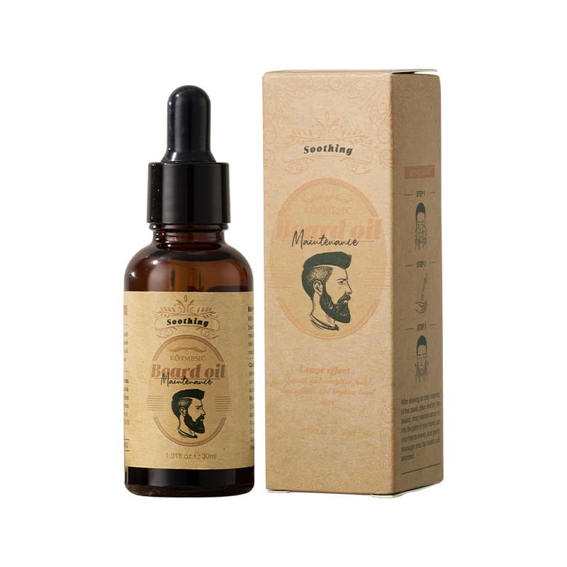 KORMESIC (Cross-border trading), shiny conditioner, men's medical beard oil for face, English 5