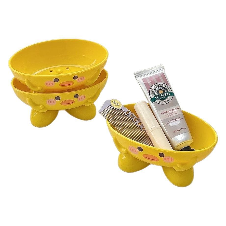 B.Duck, cute drying rack, cartoon children's soap holder 5