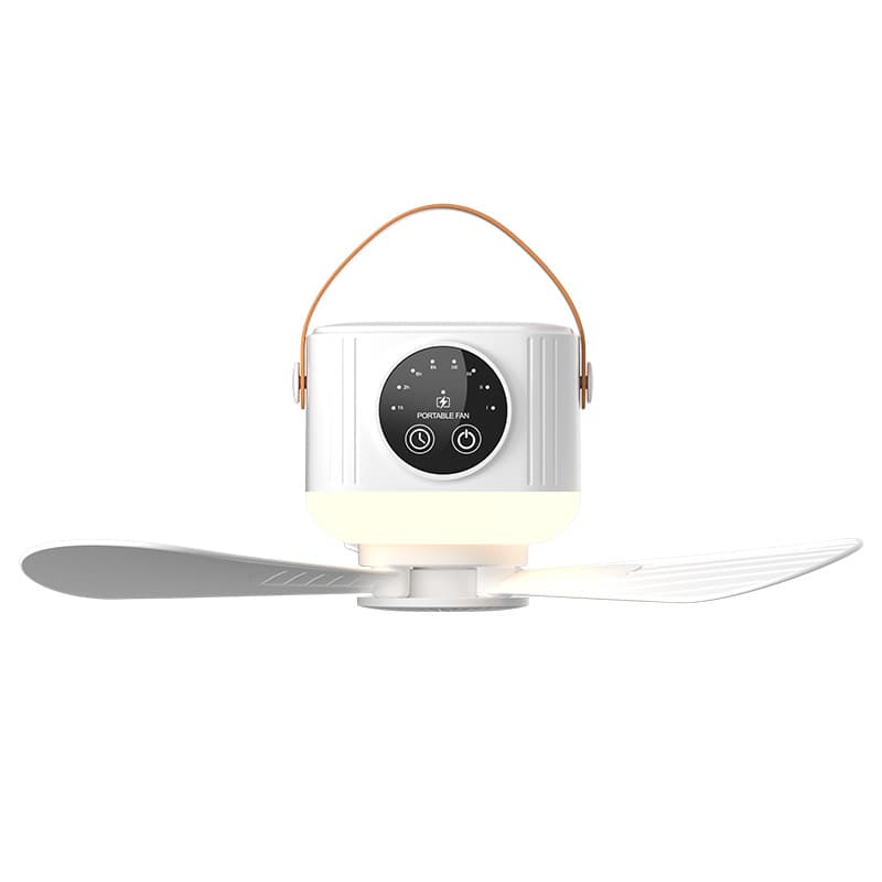 USB cross-border small ceiling fan dormitory bed mosquito net silent strong wind with night light outdoor camping fan home 5