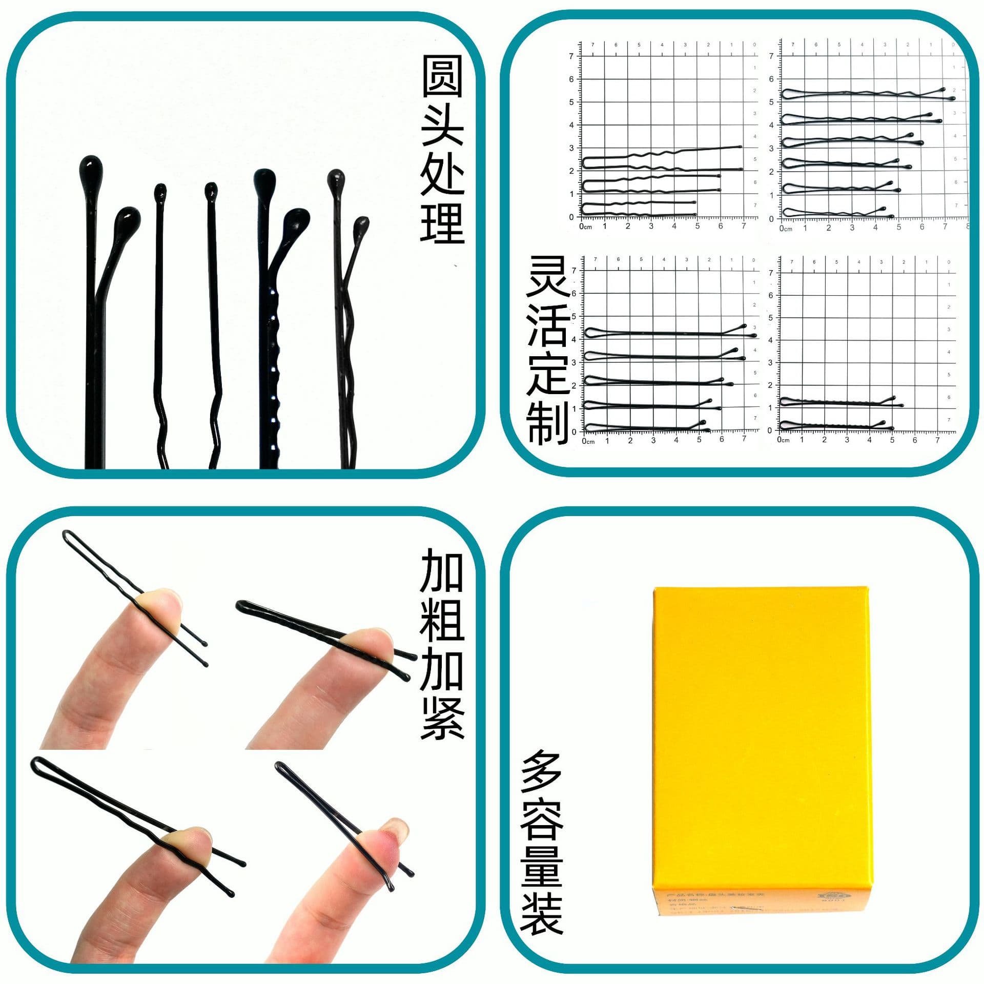 All categories retail one-line clip makeup and styling special size bride hairpin can be specially made paint clip house 2