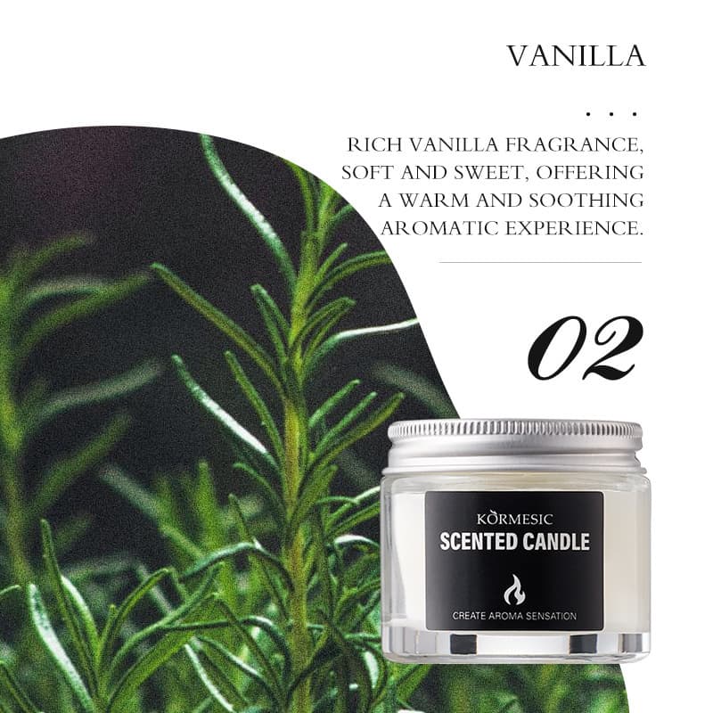 KORMESIC White peach oolong scented candles Scented candles cross-border foreign trade manufacturers wholesale 4