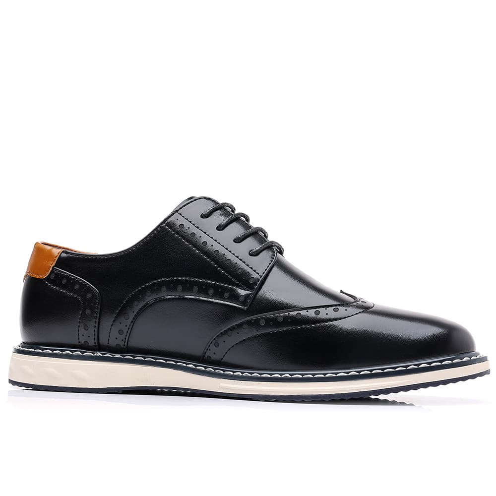 Carefully selected cross-border Brogue formal men's shoes, business gentleman, British Derby leather handmade, daily casual men's shoes 4