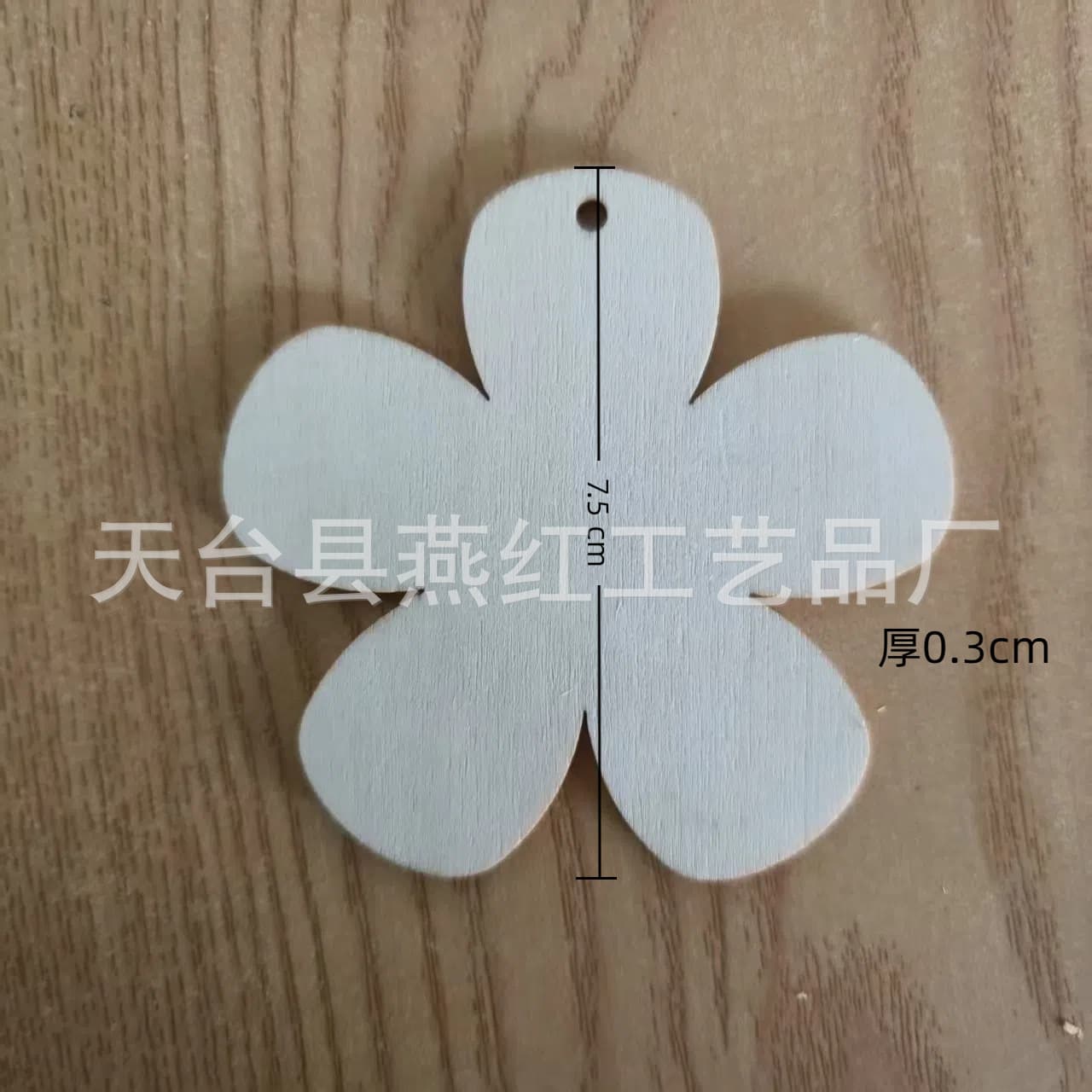 Wooden decorations, children's painted pendant, DIY 3