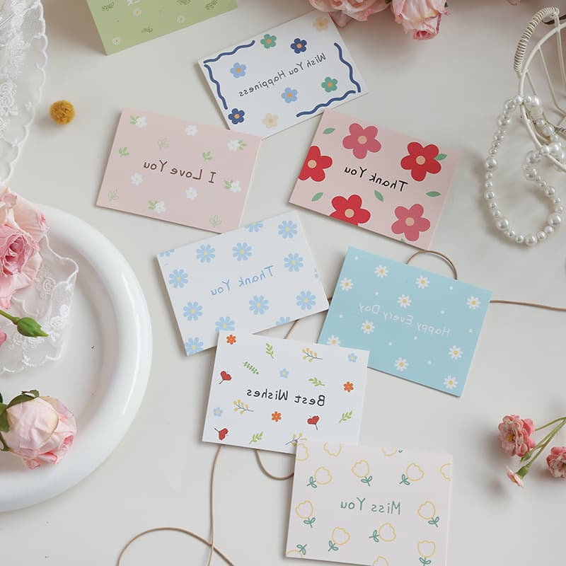 (Wholesale), universal postcard, cards, floral print, Birthday gift, bouquet 2