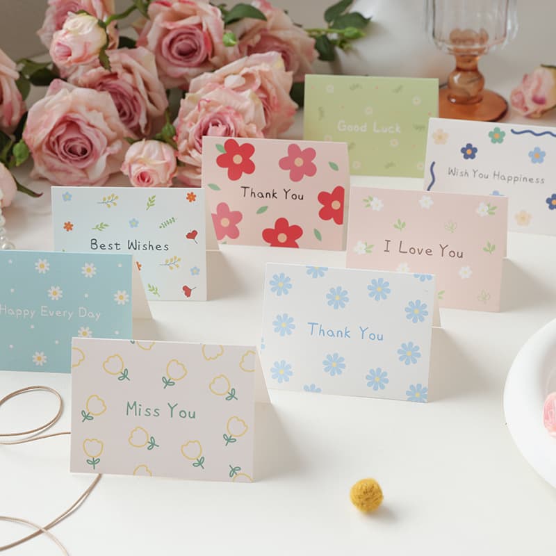 (Wholesale), universal postcard, cards, floral print, Birthday gift, bouquet 3
