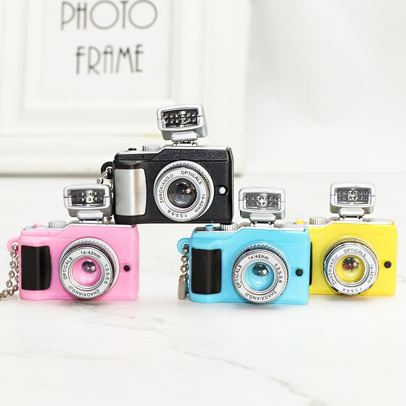 Camera, keychain, necklace, pendant, makes sounds, creative gift 3