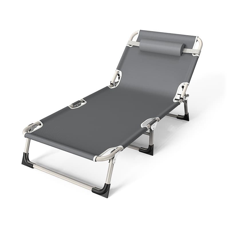 Home Lunch Bed Office Outdoor Nap Chair Bed Multi-functional Lounge Chair Folding Single Bed Chair Chair Bed 5
