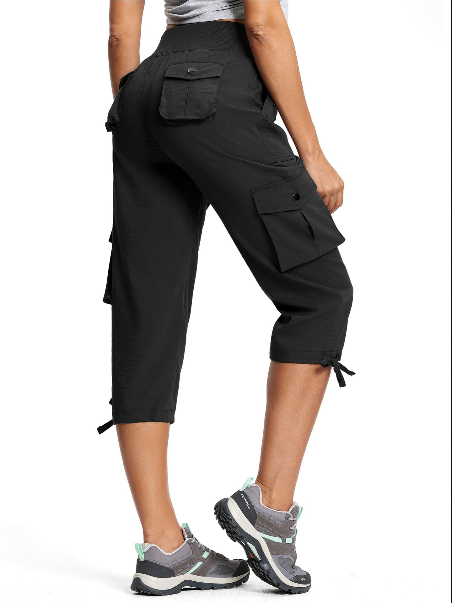 Capri Pants For Women Breathable UPF 50+ Womens Cargo Capris 3