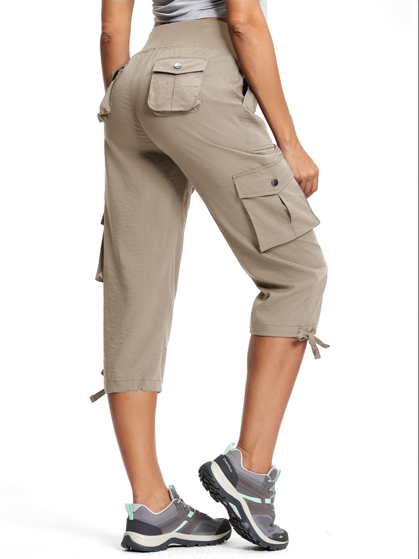 Capri Pants For Women Breathable UPF 50+ Womens Cargo Capris 4