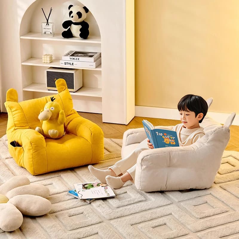Children's cartoon sofa, hairpins, cute reading, chair for home use, with little bears 4