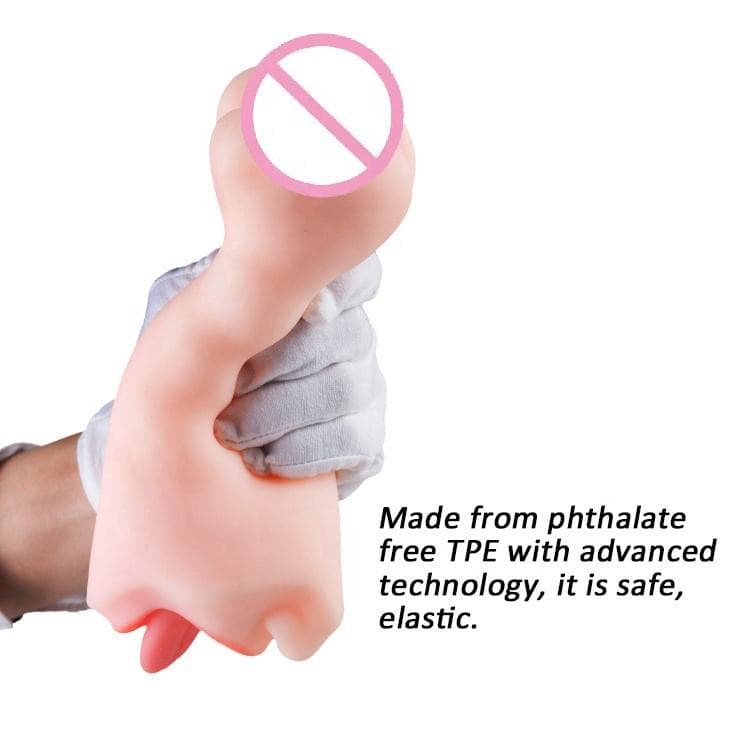 Manufacturer Supply Faire Vagus Nerve Artificial Pistol Masturbation Open Oral Toy Vagina Pocket Pussy 4