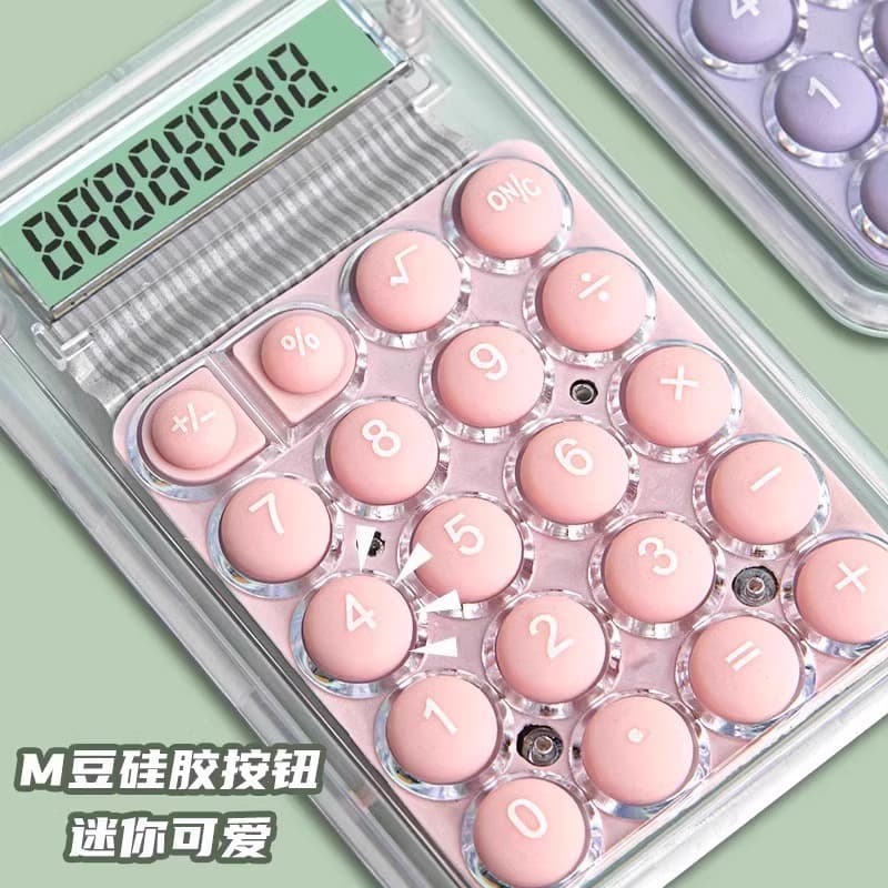 【Free Shipping】Ins Feng Silent Calculator Mini High-Precision Students' Office Exam Multi-function Portable 2
