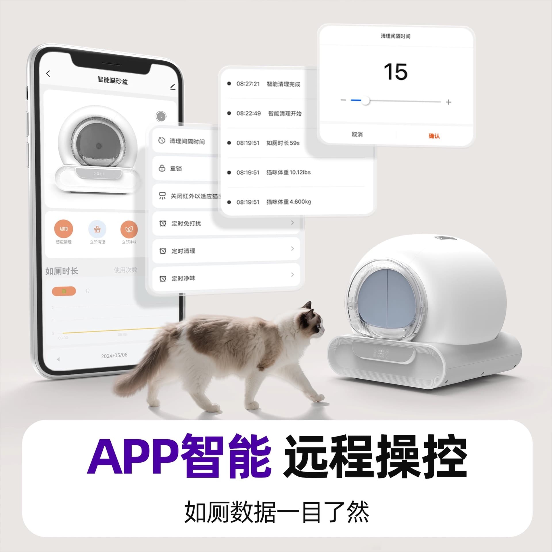(Cross-border trading), automatic capacious removable deodorant, fully automatic 2