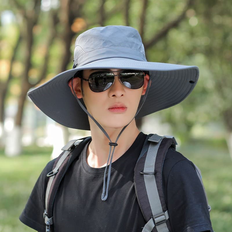 Men's summer climbing sun hat solar-powered, custom-made, with your logo imprint 4
