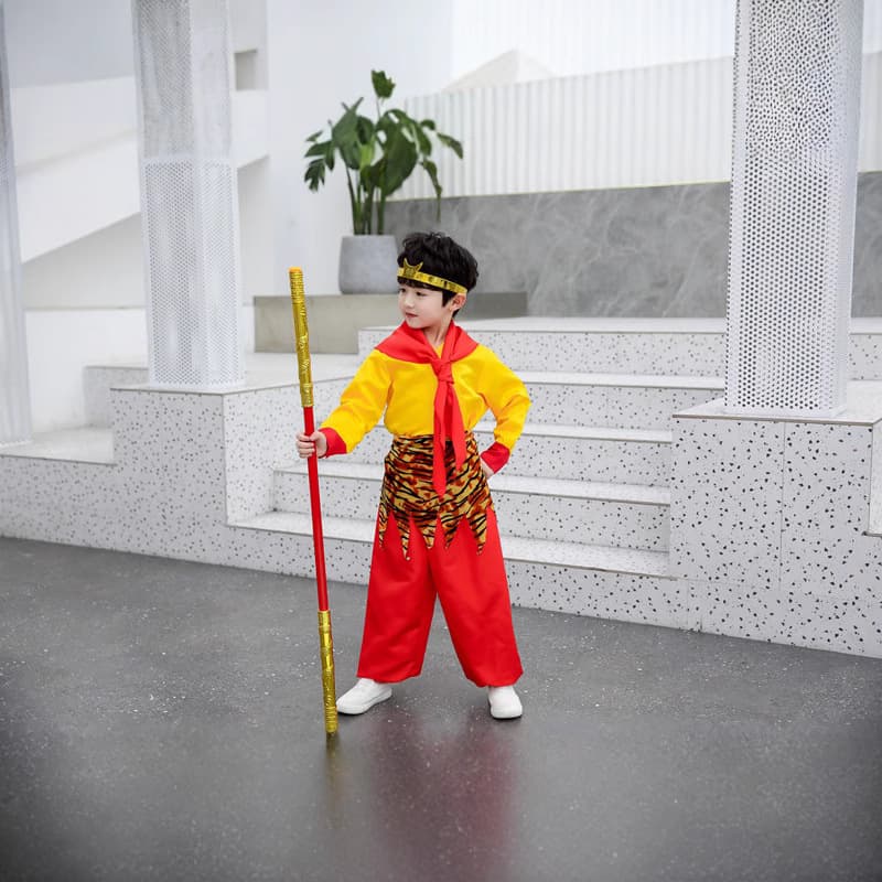 Children's Sun Wukong clothes full set Monkey King costume Monkey costume Journey to the West Monkey King costume 3