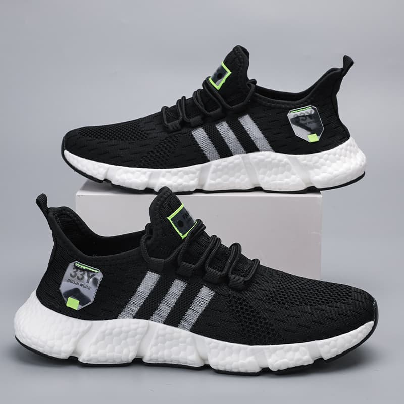 Trend universal summer lightweight running sneakers for students for men and women made of mesh, soft sole, made with flyknit technology 2