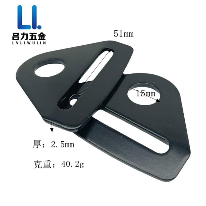Clothing accessories triangle buckle bag hardware car decoration buckle buckle