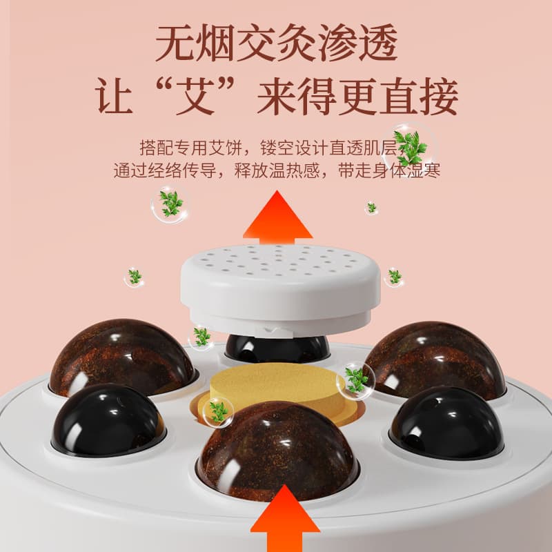 Antone rubbing the abdominal instrument automatically knead the belly, moxibustion, heating electric massage, waist massage instrument abdomen massage device 4