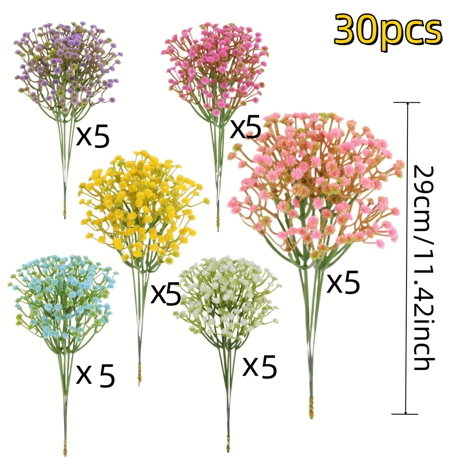 Cross-border hot selling simulated flowers all over the sky wedding home decoration ornaments flower arrangement bride holding flowers festival ins holiday 4
