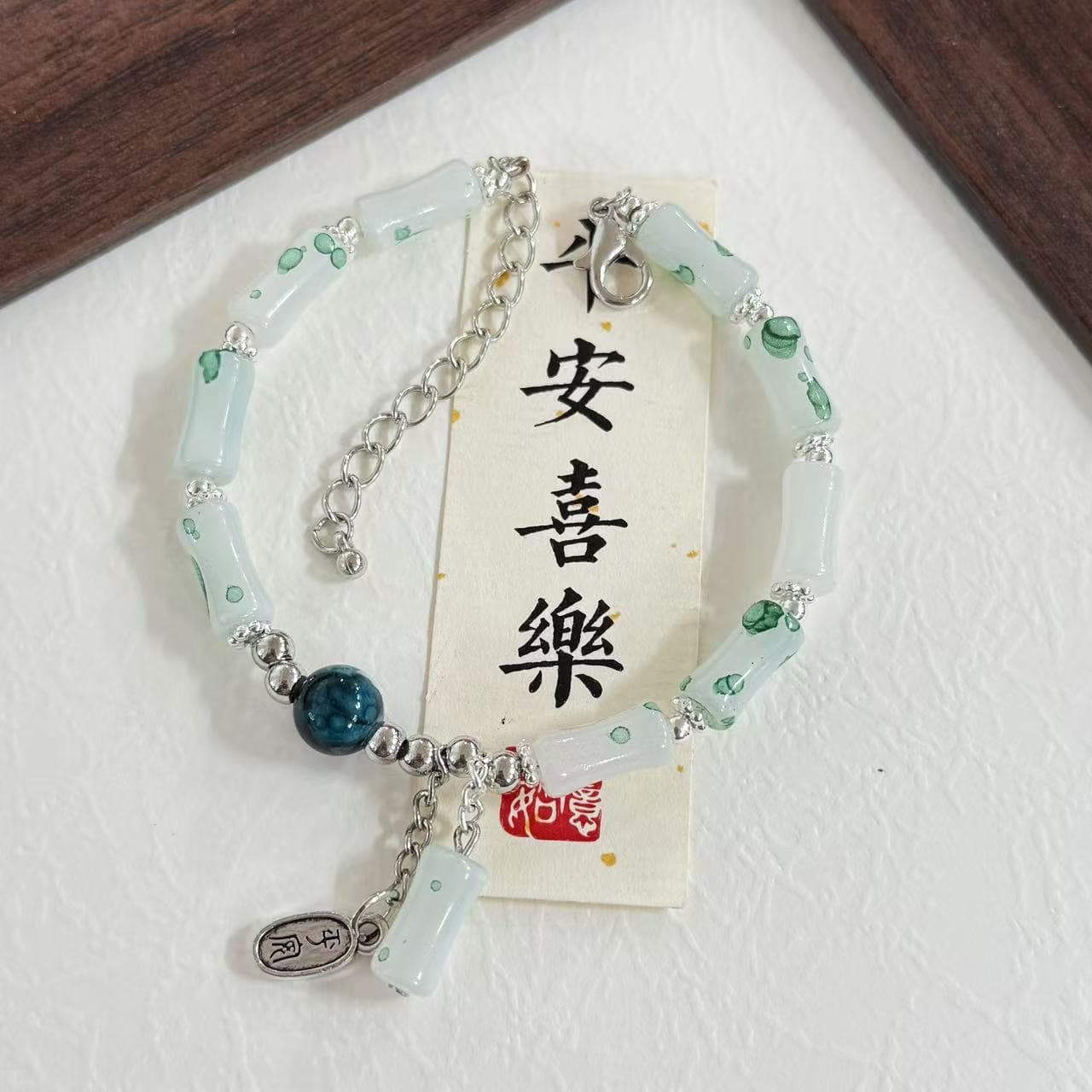 Fresh bracelet, jewelry for men and women, Chinese style, simple and elegant design, for beloved, women's style 3
