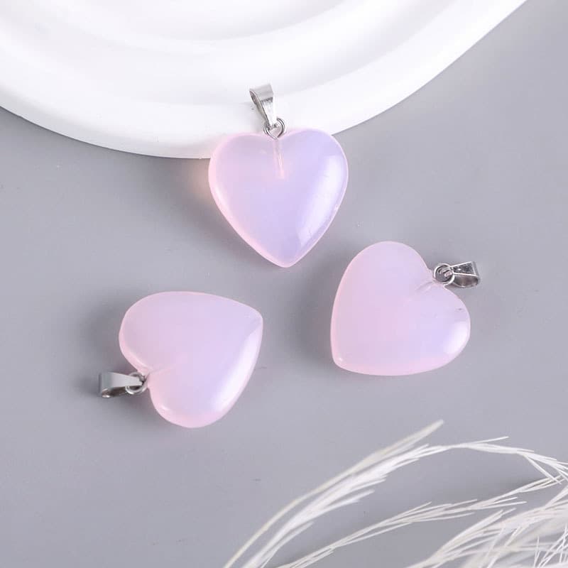 (Cross-border trading), organic crystal pendant heart-shaped, accessory, accessories 2