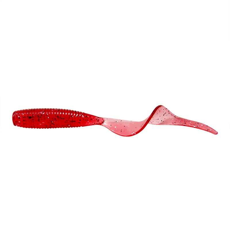 Factory wholesale iconic bait spiral rolling tail tail 5/6/7 cm fake bait bait bait bait Luya soft bait 2