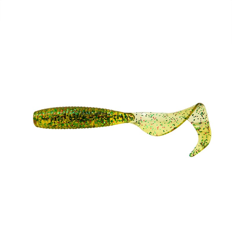 Factory wholesale iconic bait spiral rolling tail tail 5/6/7 cm fake bait bait bait bait Luya soft bait 3