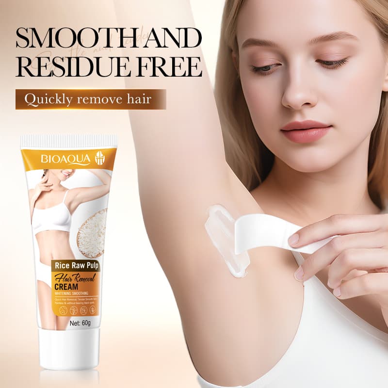 (Cross-border trading), (Wholesale), rice soft milk, medical set, hair removal cream, English, 2 pieces 3