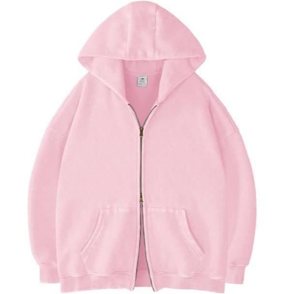 Big sports retro hoody with zipper 5