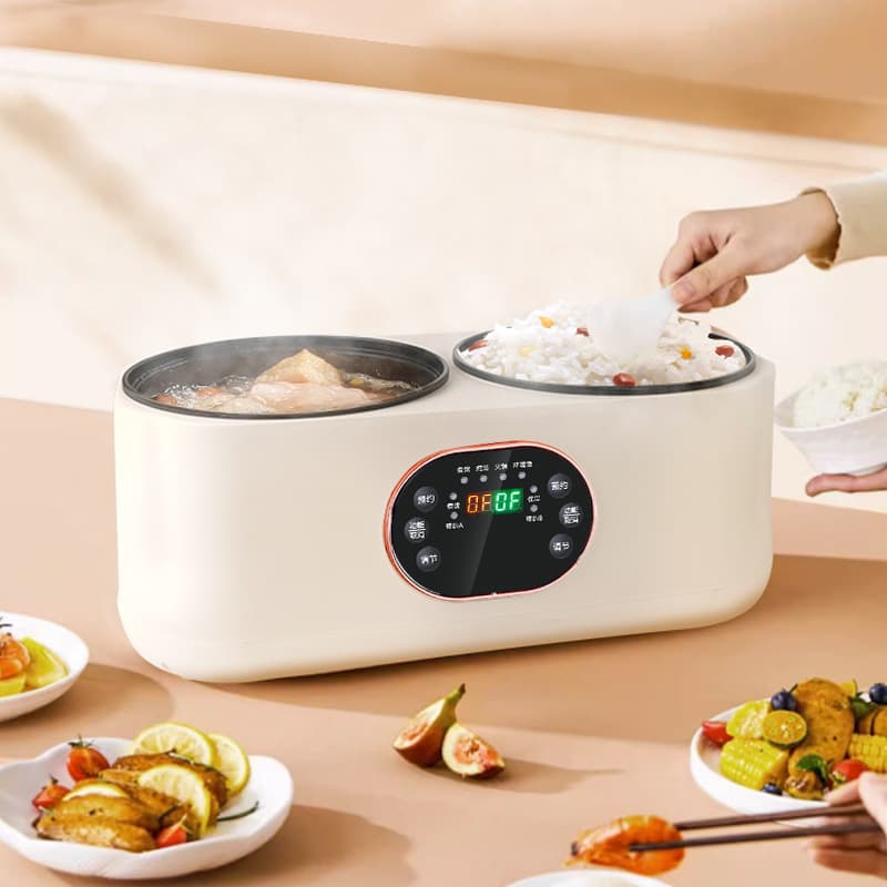 Rice cooker multi-function dual-gas electric rice cooker smart electric hot pot electric cooker double pot rice soup separation rice cooker 2