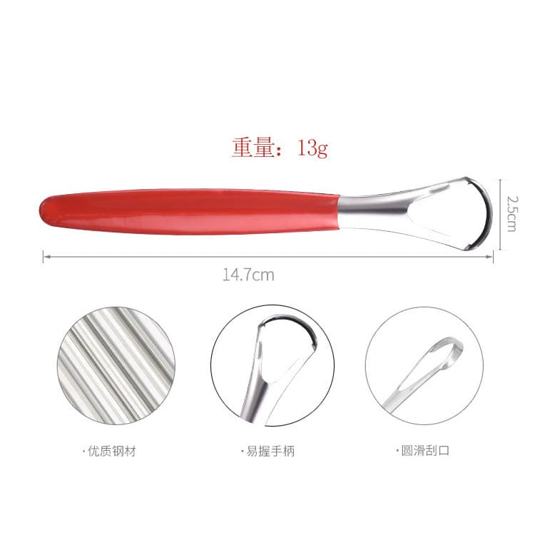 Non-slip hygienic oral handle stainless steel 5