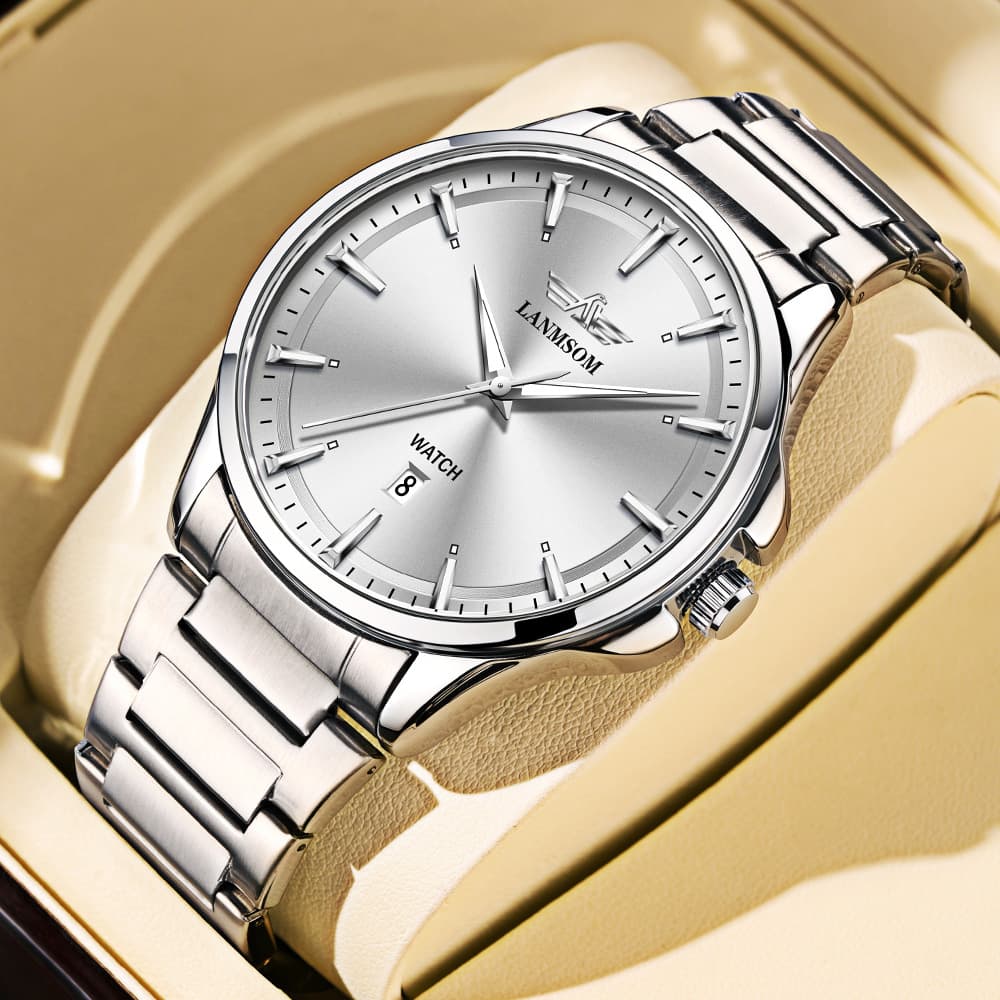 Waterproof fashionable trend calendar, quartz watches, men's watch, fully automatic 2