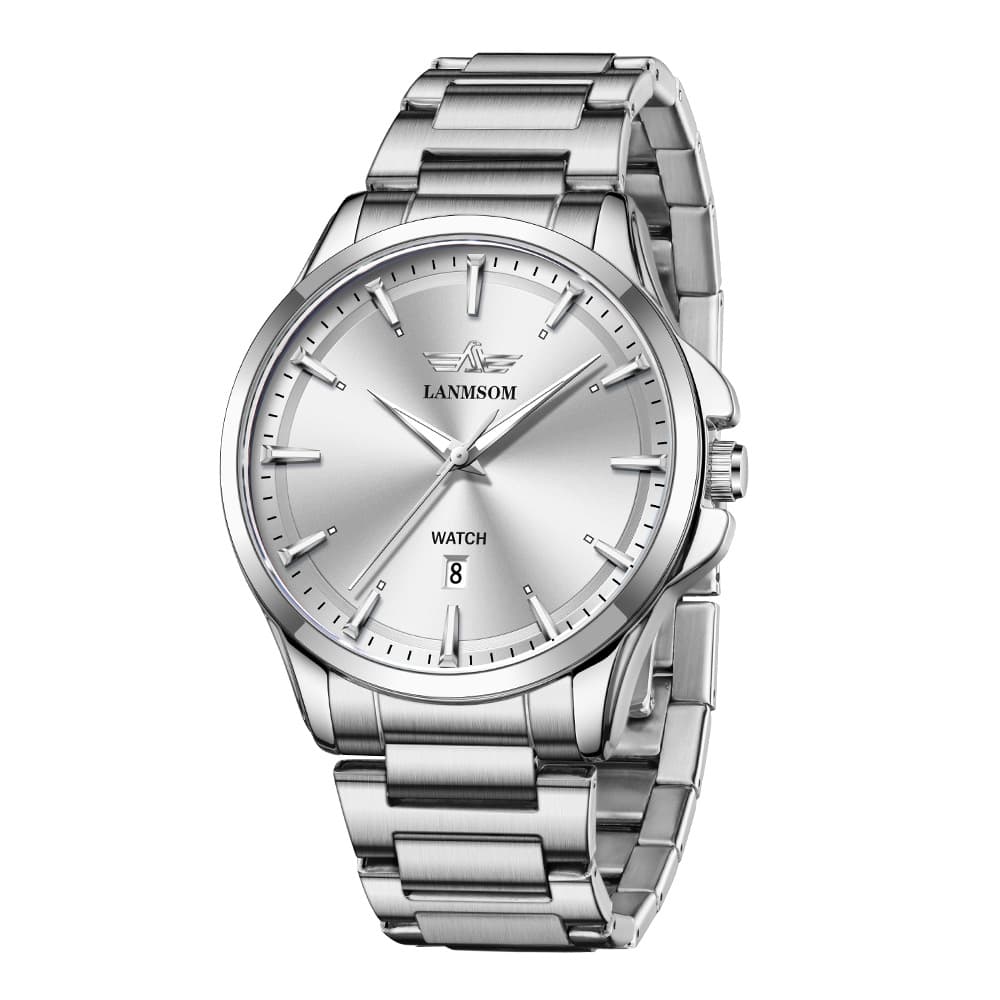 Waterproof fashionable trend calendar, quartz watches, men's watch, fully automatic 5