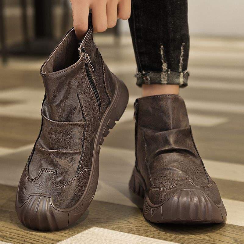 Martens, autumn trend universal retro low boots English style, autumn season 2025, trend of season