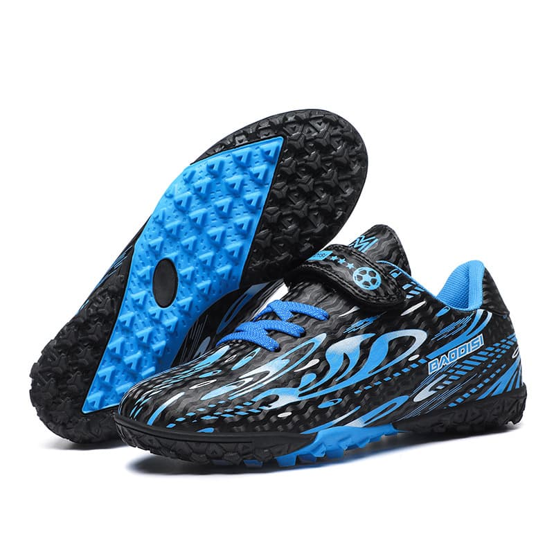 Children's boots with shoelaces with velcro for boys, sneakers for students for training, with spikes 2