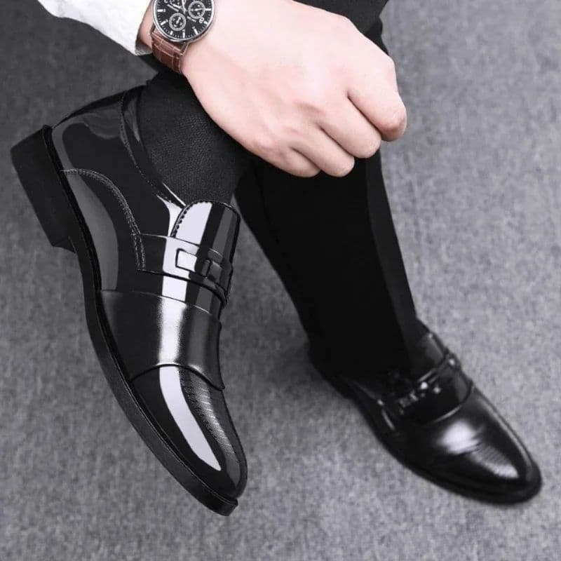 Luxury Leather Men Shoes for Wedding Formal Oxfords Business 5