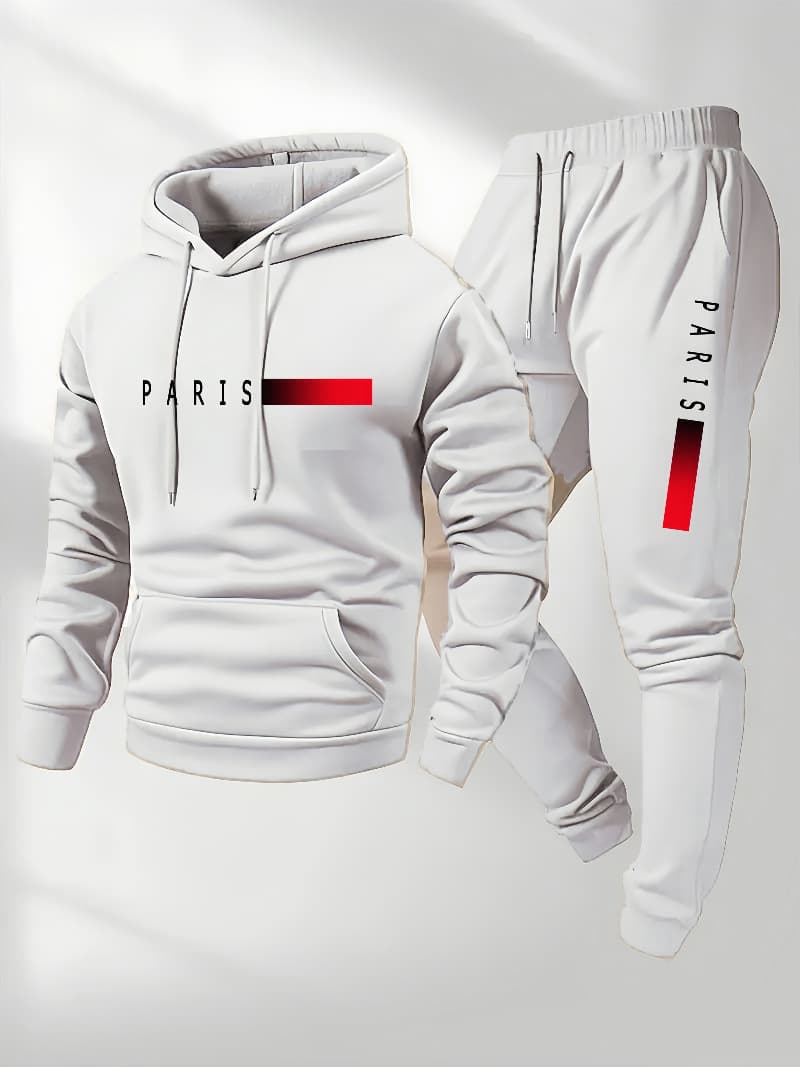 (Cross-border trading), hoody for leisure for men and women with letters, sports suit, drawstring 4