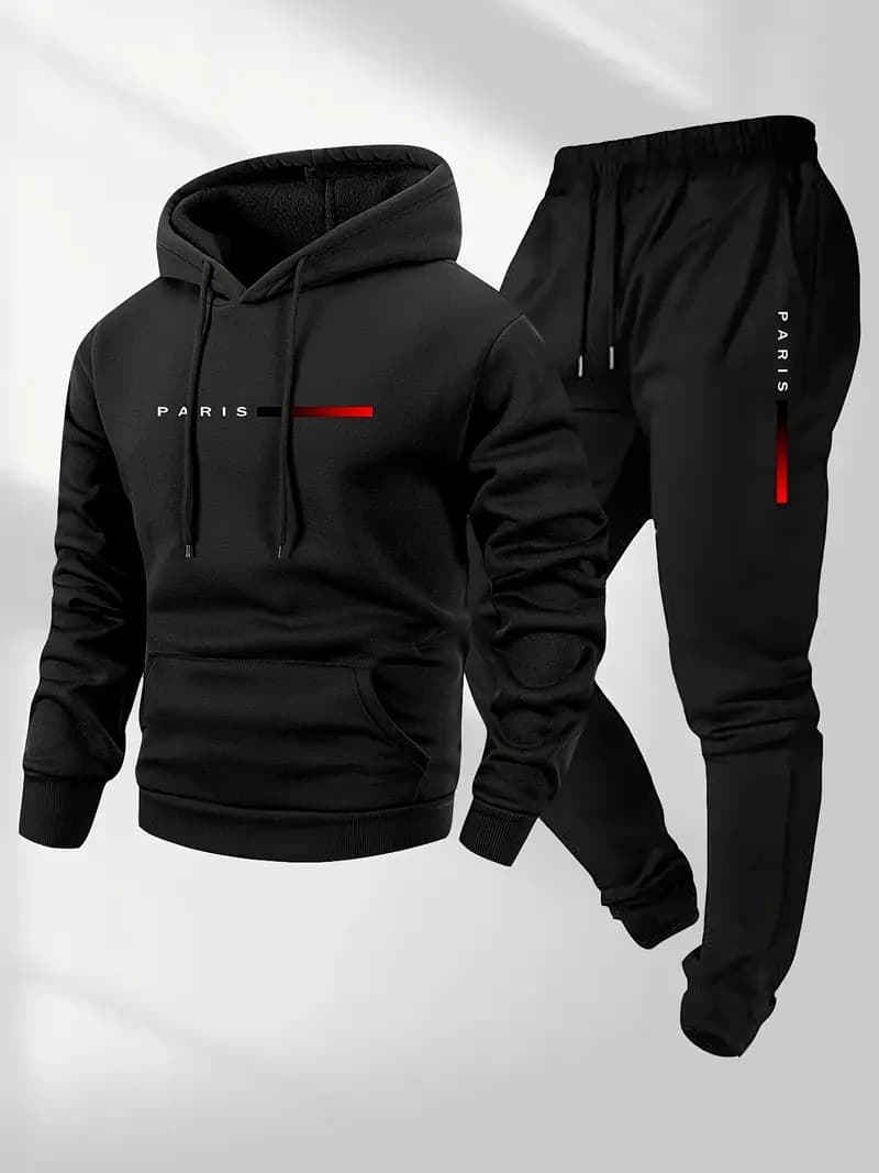 (Cross-border trading), hoody for leisure for men and women with letters, sports suit, drawstring