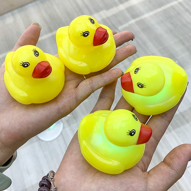 B.Duck, toy for bath, swimming pool play in water for boys and girls, anti-stress, makes sounds, internet celebrity, duck 2