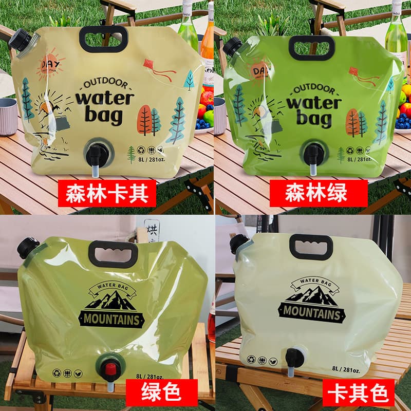 Handheld travel water container, climbing folding plastic equipment for camping 3