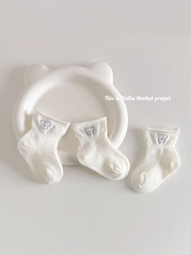 Cotton children's cartoon breathable socks for new born 4