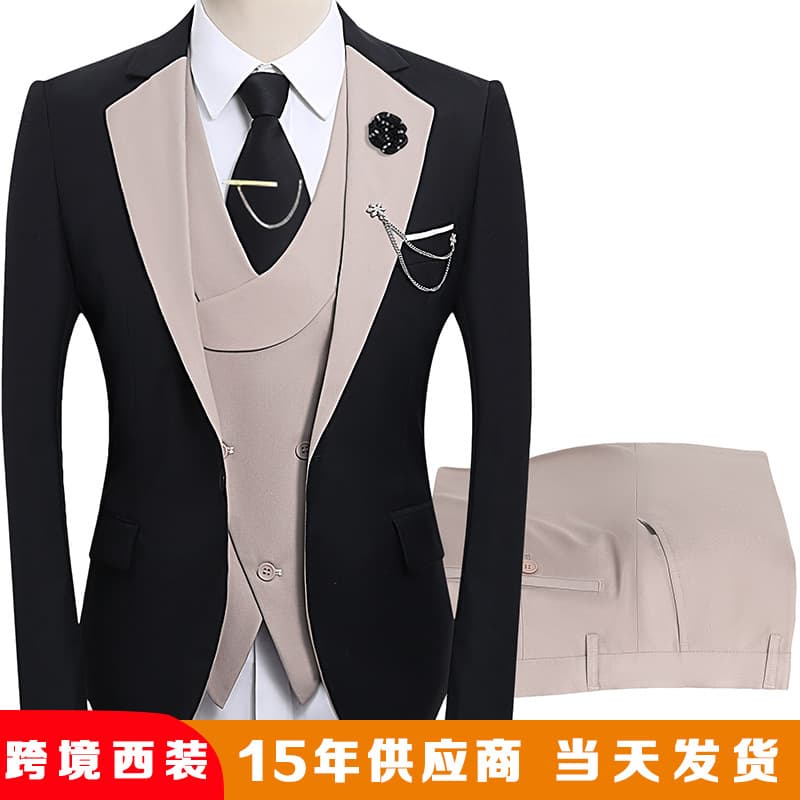 Set, wedding dress, suit, Amazon, high-quality style, plus size, (Physicals), 3 piece set