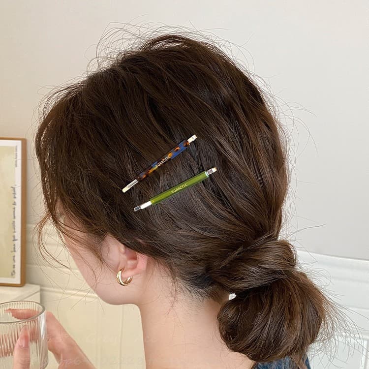 Non-slip hairgrip handmade, summer bangs, 2025 years 5