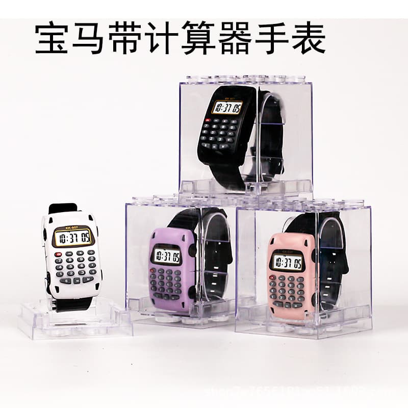 Factory direct sales 907 calculator watch student dial cute electronic watch BMW type computer